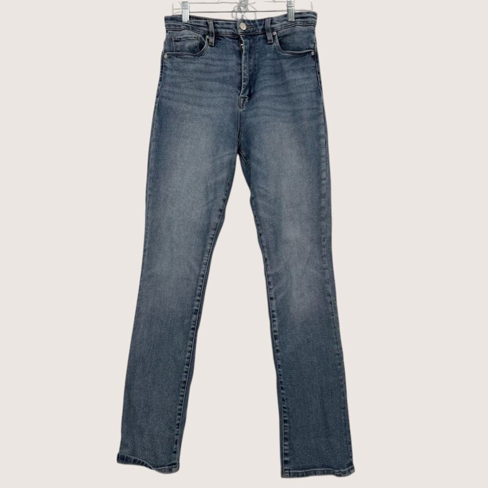 BLANKNYC The Cooper Women’s 28 Slim Straight Leg Blue Jeans High Rise READ
